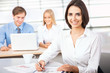 Photo: Business woman at office Business woman at office