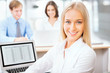 Photo: Business woman at office Business woman at office