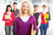 Pretty girl student
