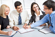 Business team working