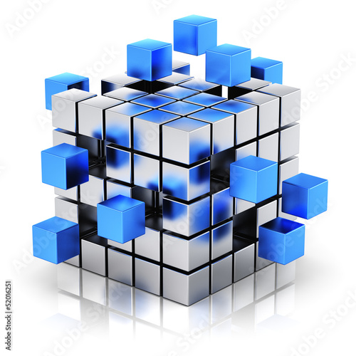 Illustration: Business teamwork, internet and communication concept Business teamwork, internet and communication concept