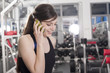 mobile phone in gym