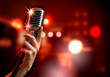 audio microphone retro style