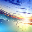 Photo: Sea wave with bubbles Sea wave with bubbles
