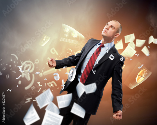 Photo: Businessman in anger Businessman in anger