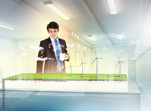 Photo: Environmental problems and high-tech innovations Environmental problems and high-tech innovations