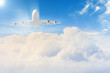 Foto: Image of airplane in sky Image of airplane in sky