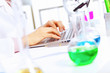 Foto: Young female scientist working in laboratory Young female scientist working in laboratory