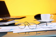Business papers on the work place
