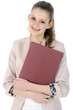 Photo: Freundlicher Teenager mit Bewerbungsmappe Freundlicher Teenager mit Bewerbungsmappe