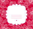 floral card background