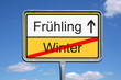 canvas print picture - Frühlingsanfang