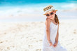 Photo: Adorable little girl at beach Adorable little girl at beach