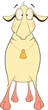 Sheep. Cartoon