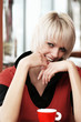 Foto: Beautiful trendy blond girl Beautiful trendy blond girl