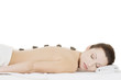 Stone massage.