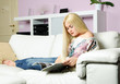 girl with magazine