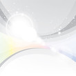 Silver abstract vector background, lighting effects