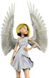 little angel from the floor