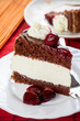 Photo: Cake with cherry Cake with cherry