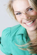 Foto: Vivacious laughing blond woman Vivacious laughing blond woman