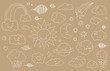 Vector: Sky doodle Sky doodle