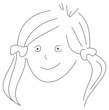 Young Girl Portrait Sketch