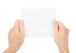Photo: Hands holding paper Hands holding paper