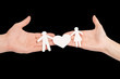 Photo: Cutout paper family Cutout paper family