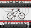 High-detailed hardtail MTB scheme