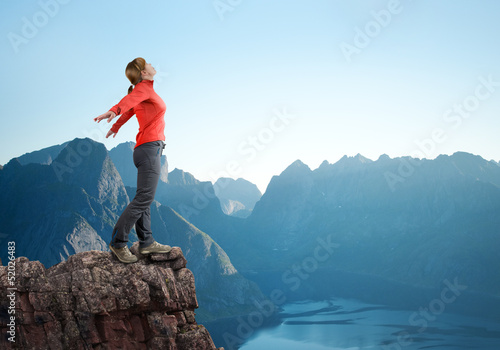 Photo: woman hiking woman hiking