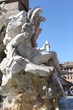 Part of the Fountain of the Four Rivers in Rome