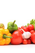 A studio shot of a various vegetables