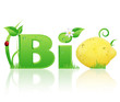 Word "Bio" ecological design
