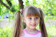 Photo: Portrait of a funny girl. Portrait of a funny girl.