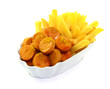 Currywurst mit Pommes