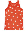 Tank for men with polka dot isolated on white