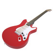 Red electric guitar