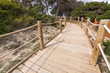 Beach way to Salinas beach in Formentera Balearic islands