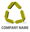 Recycle  logo business illustration idea