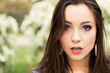 Young pretty brunette