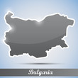 shiny icon in form of Bulgaria