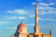 Beautiful architecture of Mosque in Luxor, Egypt