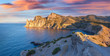 Foto: Colorful summer sunrise on the sea. Royal bay, Novy Svet, Cremea Colorful summer sunrise on the sea. Royal bay, Novy Svet, Cremea