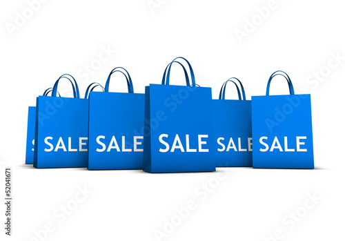 Illustration: Shopping Bags Sale Concept Shopping Bags Sale Concept