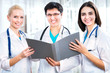 Group of a young doctors