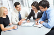 A business team