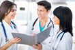 Photo: Doctors works in a hospital Doctors works in a hospital