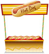 A hotdog stand
