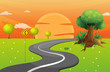 A winding road